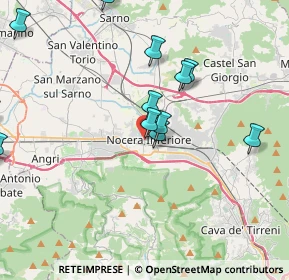 Mappa Via Dentice Accadia, 84014 Nocera Inferiore SA, Italia (5.514)