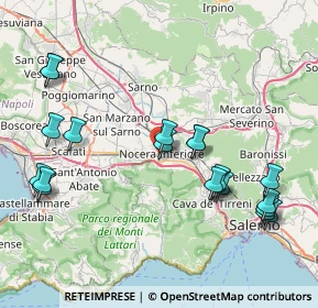 Mappa Via Dentice Accadia, 84014 Nocera Inferiore SA, Italia (9.6955)