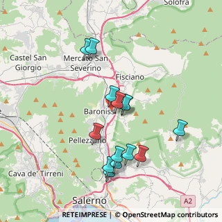 Mappa Via Maggiore, 84081 Baronissi SA, Italia (3.80143)