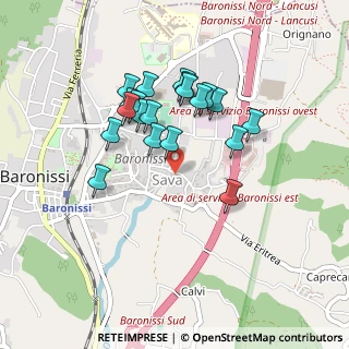 Mappa Via Maggiore, 84081 Baronissi SA, Italia (0.422)