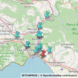 Mappa Via Maggiore, 84081 Baronissi SA, Italia (6.85615)