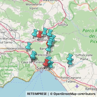 Mappa Via Maggiore, 84081 Baronissi SA, Italia (6.10316)