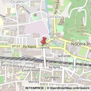 Mappa Via Napoli, 6, 84014 Nocera Inferiore, Salerno (Campania)