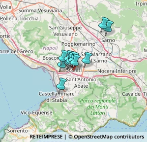 Mappa Via Guglielmo Oberdan, 84018 Scafati SA, Italia (3.83727)