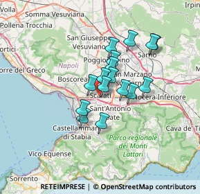 Mappa Via Guglielmo Oberdan, 84018 Scafati SA, Italia (5.20875)