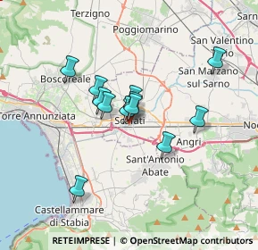 Mappa Via Guglielmo Oberdan, 84018 Scafati SA, Italia (2.76167)
