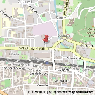 Mappa Trav. Via Napoli, 8, 84014 Nocera Inferiore, Salerno (Campania)