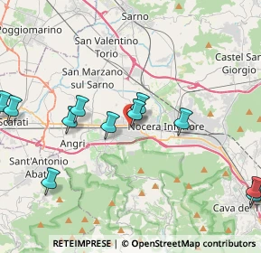 Mappa Via Tommaso Fusco, 84016 Pagani SA, Italia (5.01727)