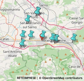 Mappa Via Tommaso Fusco, 84016 Pagani SA, Italia (3.51636)