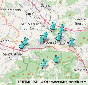 Mappa Via Tommaso Fusco, 84016 Pagani SA, Italia (3.24545)