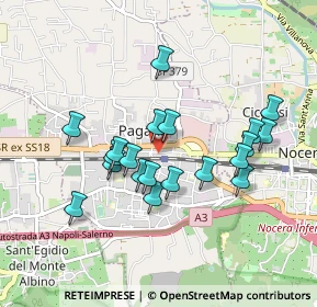 Mappa Via Tommaso Fusco, 84016 Pagani SA, Italia (0.869)