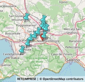 Mappa Via Tommaso Fusco, 84016 Pagani SA, Italia (5.15909)