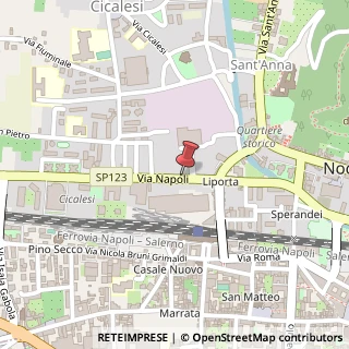 Mappa Via Napoli, 30, 84014 Nocera Inferiore, Salerno (Campania)