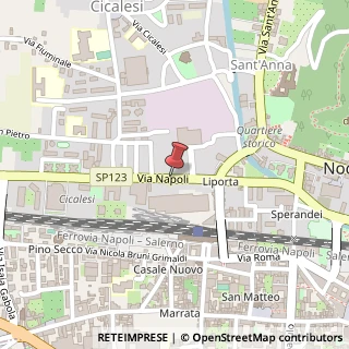 Mappa Via Napoli, 27, 84014 Nocera Inferiore, Salerno (Campania)