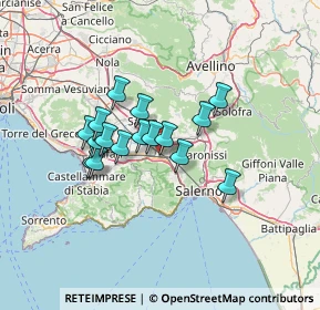 Mappa Via Alfaterna, 84015 Nocera superiore SA, Italia (10.68063)