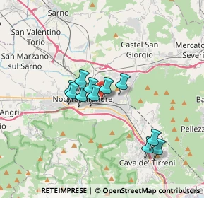Mappa Via Alfaterna, 84015 Nocera superiore SA, Italia (2.92)
