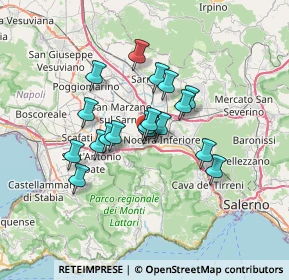 Mappa Via Fusco Tommaso, 84016 Pagani SA, Italia (5.47611)