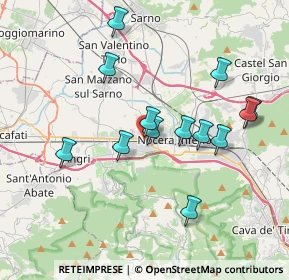 Mappa Via T.M. Fusco, 84016 Pagani SA, Italia (3.81154)