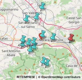 Mappa Via Fusco Tommaso, 84016 Pagani SA, Italia (3.99133)