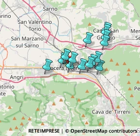 Mappa Via F. Ricco N°, 84014 Nocera Inferiore SA, Italia (2.6275)