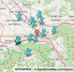 Mappa Via F. Ricco N, 84014 Nocera Inferiore SA, Italia (3.76067)