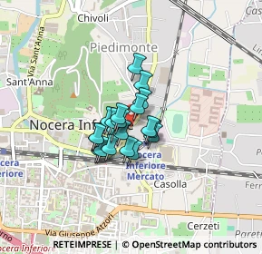 Mappa Via F. Ricco N, 84014 Nocera Inferiore SA, Italia (0.246)