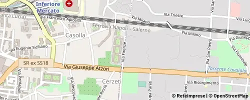 Mappa Nocera Superiore