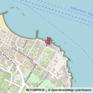 Mappa Via F. D'Avalos, 1, 80077 Ischia, Napoli (Campania)