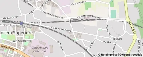 Mappa Nocera Superiore