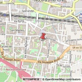 Mappa Via Gustavo Origlia, 7, 84014 Nocera Inferiore, Salerno (Campania)