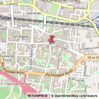 Mappa Piazza Fratelli D Amora, 3, 84014 Nocera Inferiore, Salerno (Campania)