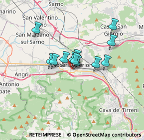 Mappa Piazza Fratelli D Amora, 84014 Nocera Inferiore SA, Italia (2.54583)