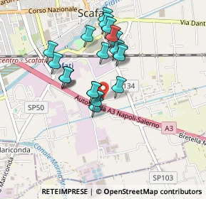 Mappa Via Giuseppe Di Vittorio, 84018 Scafati SA, Italia (0.418)