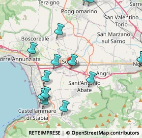 Mappa Via Giuseppe Di Vittorio, 84018 Scafati SA, Italia (5.57125)