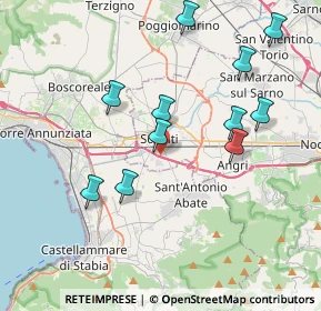 Mappa Via Giuseppe Di Vittorio, 84018 Scafati SA, Italia (4.13091)