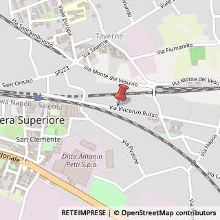 Mappa Via Vincenzo Russo, 73, 84015 Nocera Superiore, Salerno (Campania)