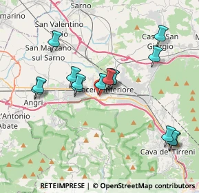 Mappa Via Antonio Gramsci, 84014 Nocera Inferiore SA, Italia (3.93533)