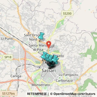 Mappa Via Enrico Berlinguer, 07100 Sassari SS, Italia (1.6865)