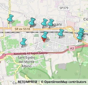 Mappa Via Angelo Mammì, 84016 Pagani SA, Italia (1.10182)