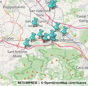 Mappa Via Angelo Mammì, 84016 Pagani SA, Italia (3.01909)