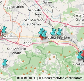 Mappa Via Angelo Mammì, 84016 Pagani SA, Italia (7.01467)