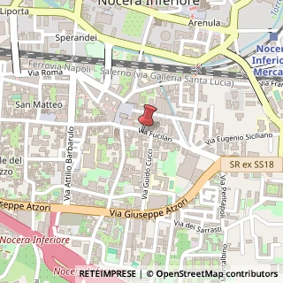 Mappa Via Fucilari, 42, 84014 Nocera Inferiore, Salerno (Campania)