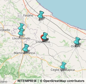 Mappa Via Duca D'Aosta, 72014 Cisternino BR, Italia (7.70167)