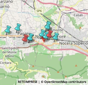 Mappa Via F. Federici, 84014 Nocera Inferiore SA, Italia (1.40091)