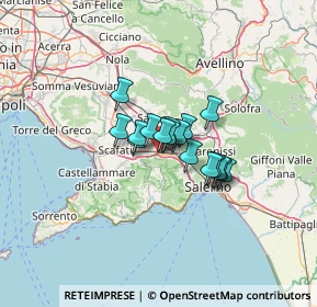 Mappa Via F. Federici, 84014 Nocera Inferiore SA, Italia (7.67235)