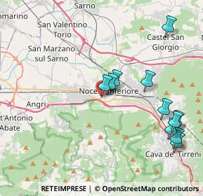 Mappa Via F. Federici, 84014 Nocera Inferiore SA, Italia (4.71727)