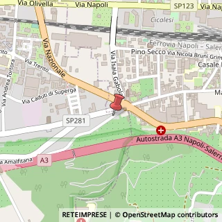 Mappa Via Comunale Amalfitana, 36, 84016 Pagani, Salerno (Campania)