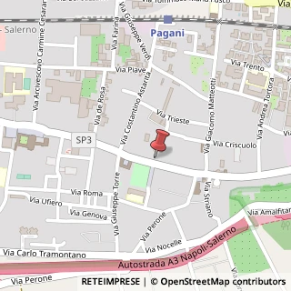 Mappa Corso Padovano Ettore, 64, 84016 Pagani, Salerno (Campania)