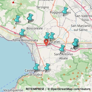 Mappa LA CARTIERA, 80045 Pompei NA, Italia (5.00615)