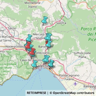 Mappa Via Fariconda, 84081 Baronissi SA, Italia (6.92125)